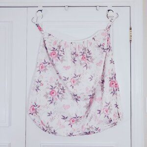 ALVABABY Limited Edition Floral Pink and Purple Bin Waterproof Liners